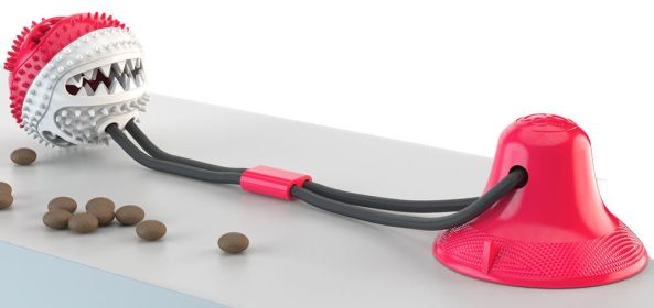 Pet Life 'Grip N' Play' Treat Dispensing Ball Shaped Suction Cup Dog Toy Pet Life 'Grip N' Play' Treat Dispensing Ball Shaped Suction Cup Dog Toy